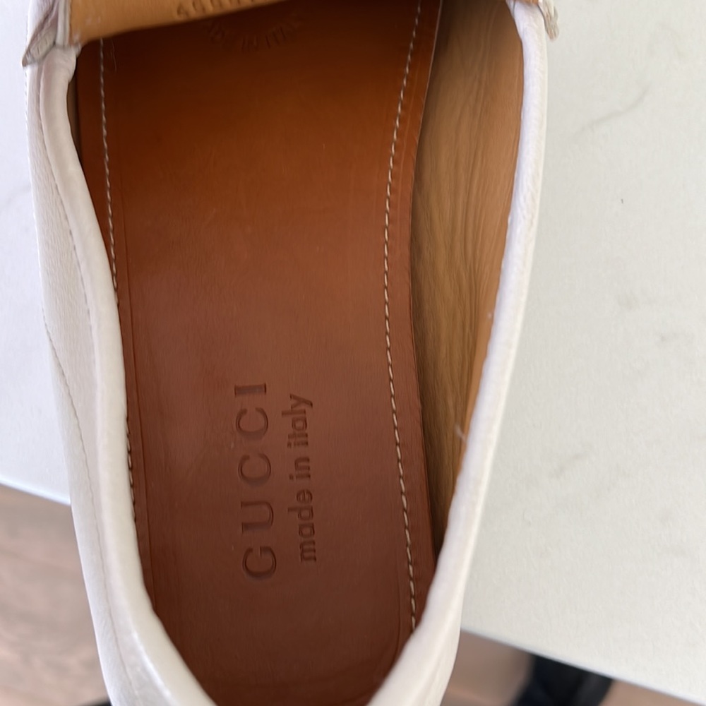 Gucci Mens driving loafer with horse-bit size 8 1/2 NWOT - Picture 3 of 8